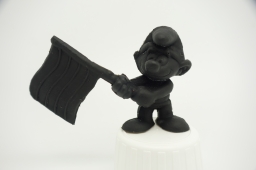 Schtroumpf drapeau de Barcelone (version 1)