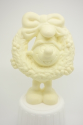 Schtroumpf avec couronne de Noël