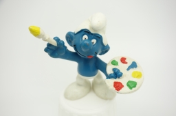 Schtroumpf peintre/artiste