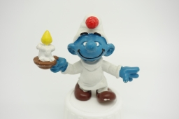 Schtroumpf à la bougie