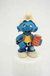 Schtroumpf frimeur avec canette