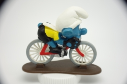 Schtroumpf cycliste