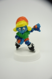 Schtroumpfette en rollers