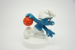 Schtroumpf joueur de bowling