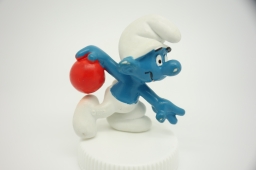 Schtroumpf joueur de bowling