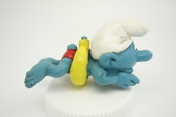 Schtroumpf nageur avec bouée (petit)