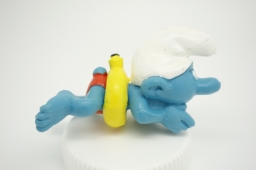 Schtroumpf nageur avec bouée (petit)