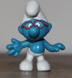 Schtroumpf à lunettes