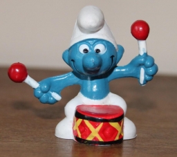 Schtroumpf au tambour