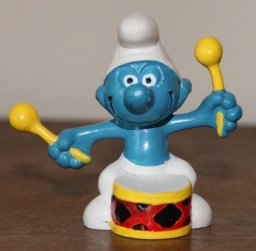 Schtroumpf au tambour