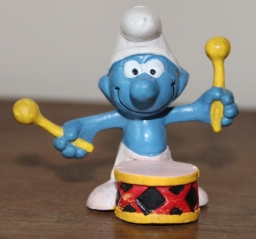 Schtroumpf au tambour