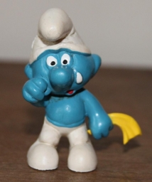 Schtroumpf triste (avec mouchoir)