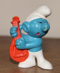 Schtroumpf au luth