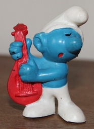 Schtroumpf au luth