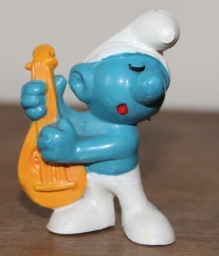 Schtroumpf au luth