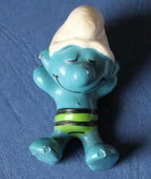 Schtroumpf baigneur / bain de soleil