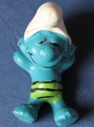 Schtroumpf baigneur / bain de soleil