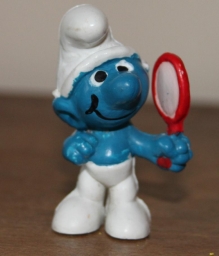 Schtroumpf coquet avec miroir