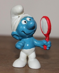 Schtroumpf coquet avec miroir