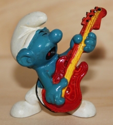 Schtroumpf guitariste