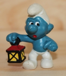Schtroumpf avec lanterne