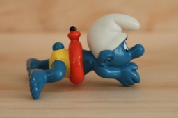 Schtroumpf nageur avec bouée (grand)
