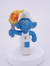 Schtroumpf olympique porteur de torche (petit)