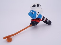 Schtroumpf joueur de hockey sur glace