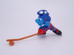 Schtroumpf joueur de hockey sur glace