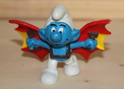 Schtroumpf avec deltaplane