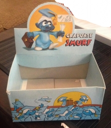 Présentoir Schtroumpfs diplômés