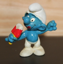 Schtroumpf avec glace