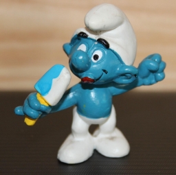 Schtroumpf avec glace