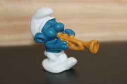 Schtroumpf à la trompette