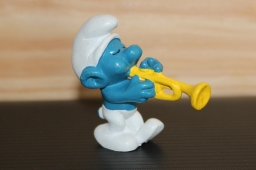 Schtroumpf à la trompette