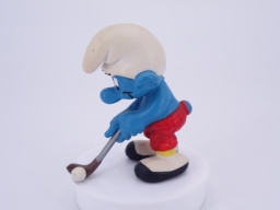 Schtroumpf golfeur