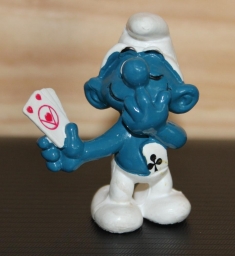 Schtroumpf joueur de cartes