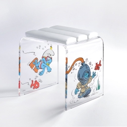 Tabouret Schtroumpf Acrylique