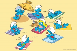 Les Schtroumpfs à la plage