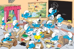 Les Schtroumpfs en classe
