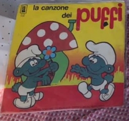 Disque 45 tours - La Canzone Dei Puffi