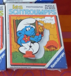 Puzzle Schtroumpf photographe
