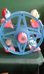 Manège grande roue musicale avec figurines