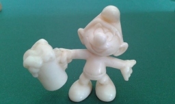 Schtroumpf avec bière