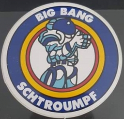 BIG BANG Schtroumpf - Autocollant