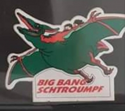 BIG BANG Schtroumpf - Autocollant