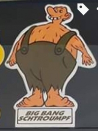 BIG BANG Schtroumpf - Autocollant