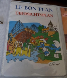 Walibi Schtroumpf - Plan du parc