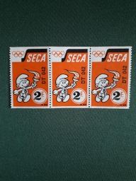 Timbre Schtroumpf Olympique