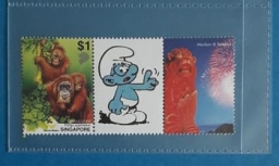 Timbres - Schtroumpf à Lunettes